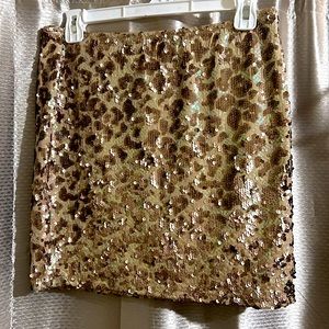 Sequins skirt medium